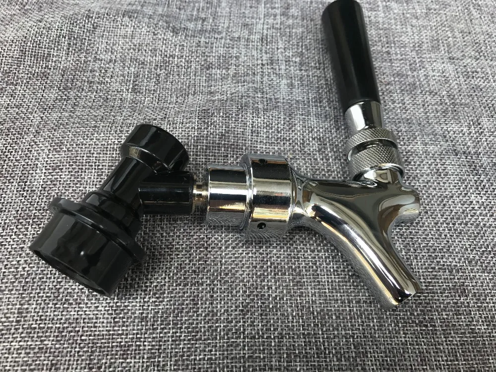 Новый кран для пива домашнего пивоварения полированный хромированный