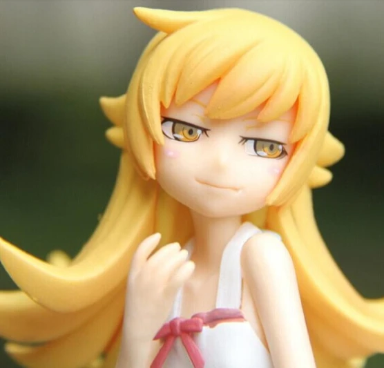 1 шт. 17 см Розничная Аниме Monogatari Bakemonogatari Oshino Shinobu окрашенная ПВХ фигурка Коллекция Модель игрушки