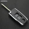AURONOVA New Upgrade Flip Folding Key Shell for Toyota Camry  3 Buttons Modified Remote Car Key Case Shining Metal Side Type ► Photo 1/5
