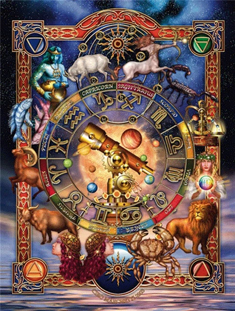 oneroom Diy Diamond Painting Zodiac Handicraft Needlework Embroidery