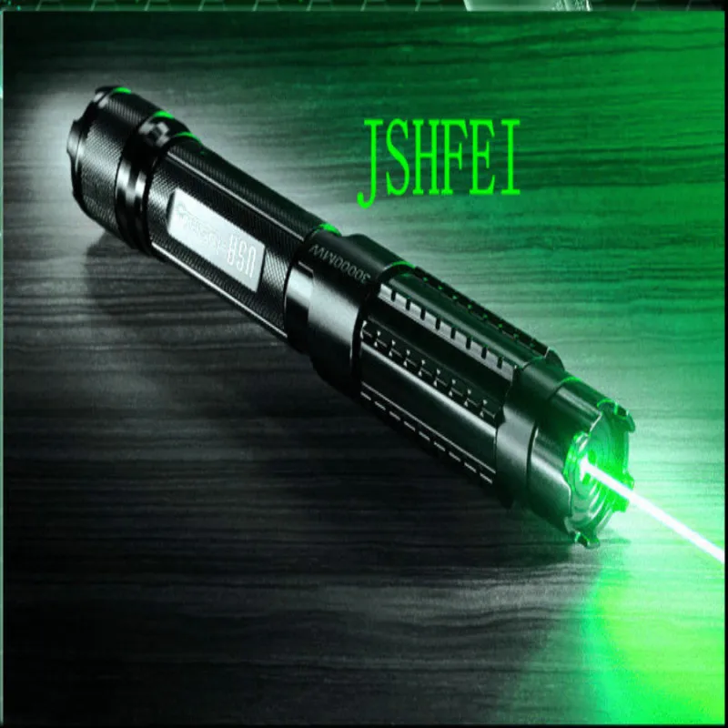 JSHFEI الأخضر مؤشر ليزر عالية الطاقة التخييم الشعلة 532nm التخييم القلم اتجاه دليل الهندسة مؤشر باتون