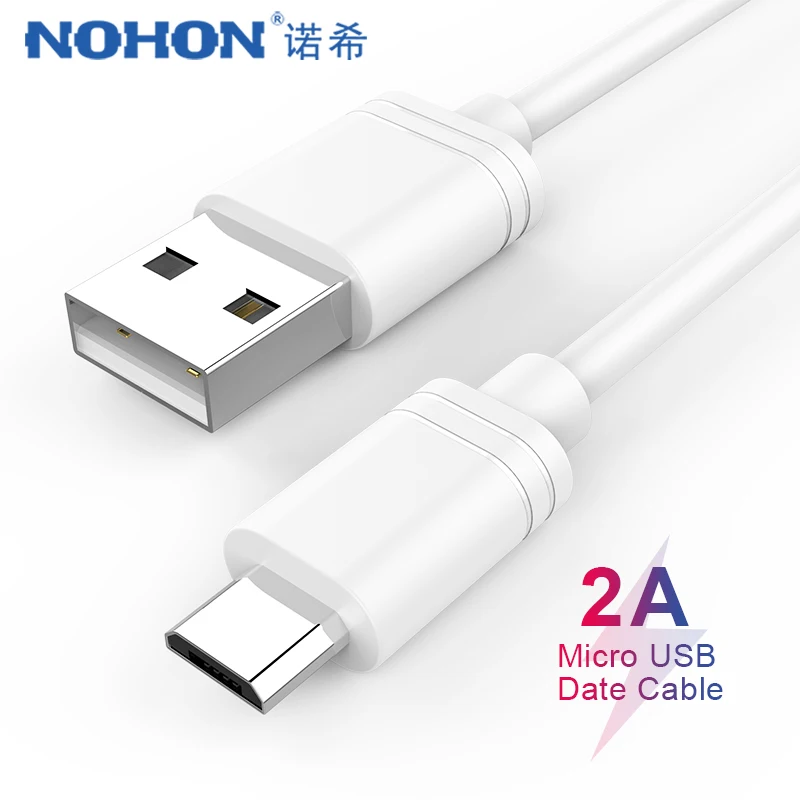 Кабель для передачи данных Micro USB NOHON телефона Lenovo Android шнур быстрой зарядки Samsung