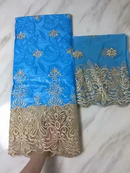 

High-quality african bazin riche fabric plain guinea brocade fabric 7 meters top tissu africain basin getzner for dress FF166-26