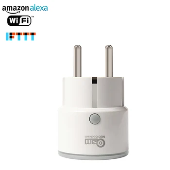 

NEO COOLCAM Wifi Smart Plug EU Socket Support Alexa,Google Home,IFTTT Outlet With Timer and Remote Control Via Mobile Phone