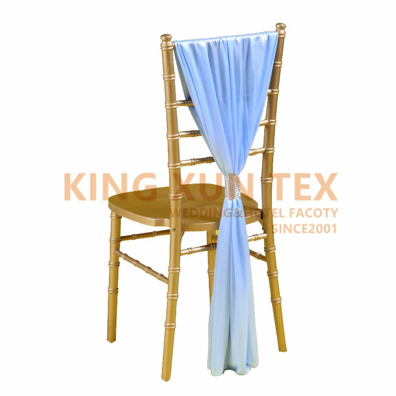 50pcs Ice Silk Chiffon Chiavari Chair Sash Chair Cover Include Buckle For Banquet Wedding Hotel Event Decoration Sashes Aliexpress