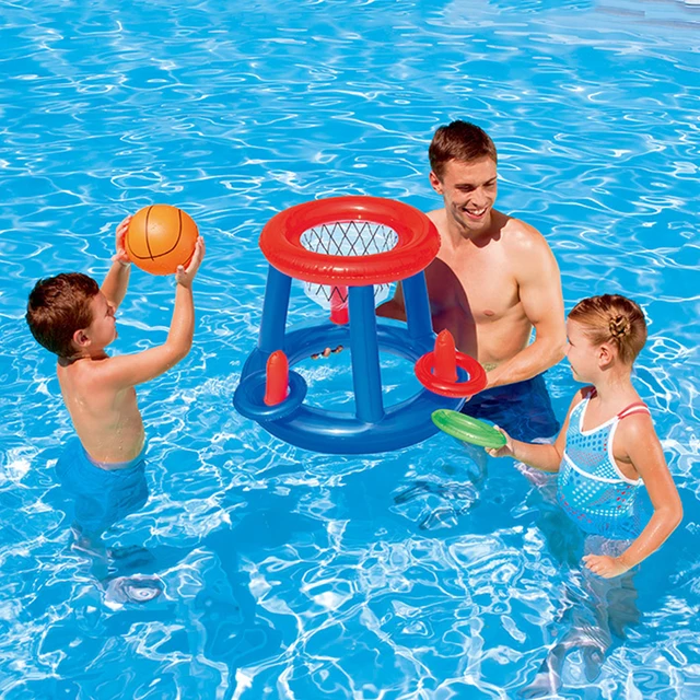 Summer Toys Inflatable Pool Party Float Volleyball Football Basketball Water Games Sports Interactive Inflatable Summer Toys New 4