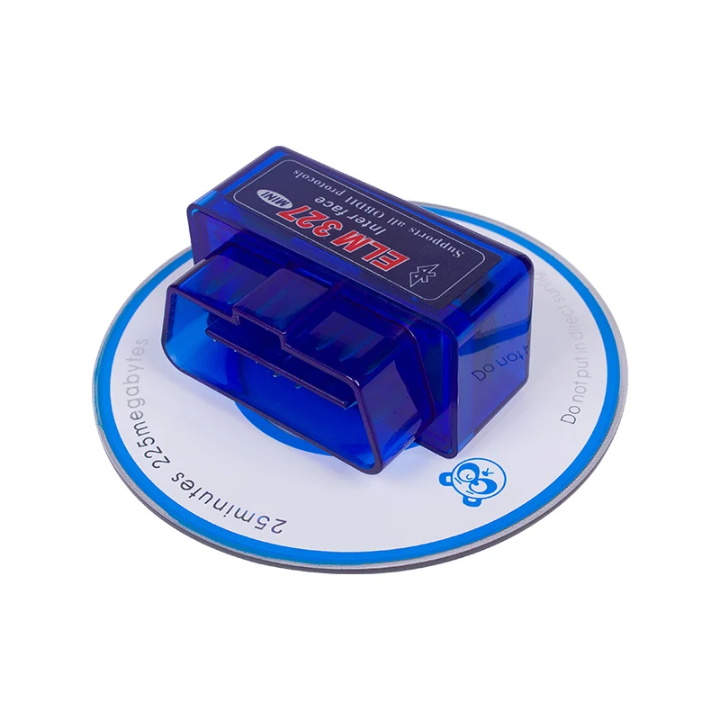 Super MINI ELM327 V1.5 Bluetooth OBD/OBD2 беспроводная версия чип 25k80 ELM 327 многоязычный 12 видов