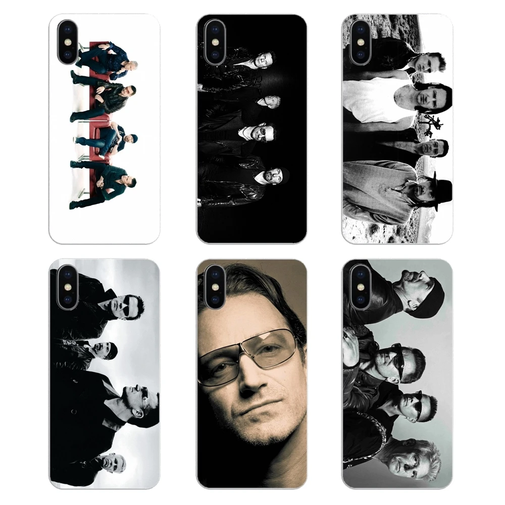 

Soft Transparent Skin Cover For Samsung Galaxy Note 8 9 S9 S10 A8 A9 Star Lite Plus A6S A9S U2 Bono Joey Ramone band Logo Poster