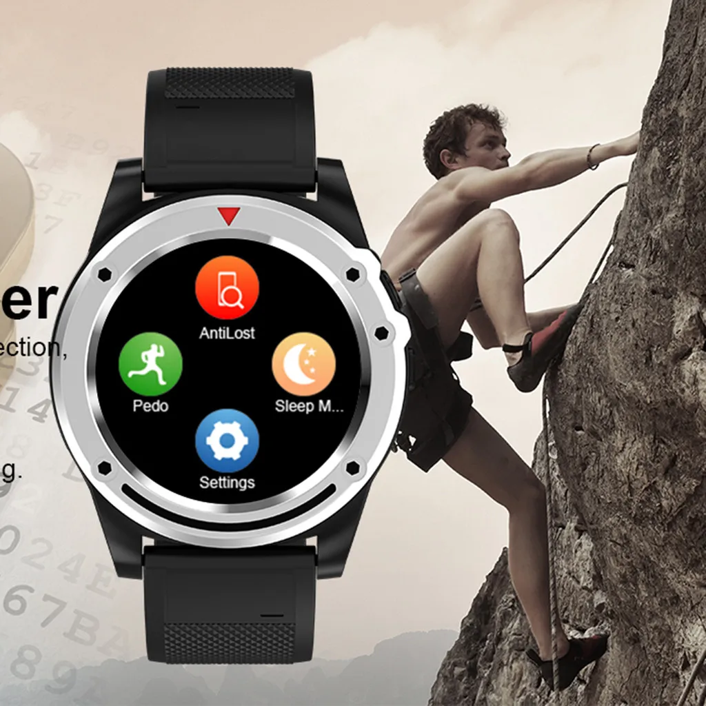 

Sport Smart Watch Dial Call Pedometer Outdoor Remote Control Sport Smartwatch Support TF Card Slot For men Women facebook#G1