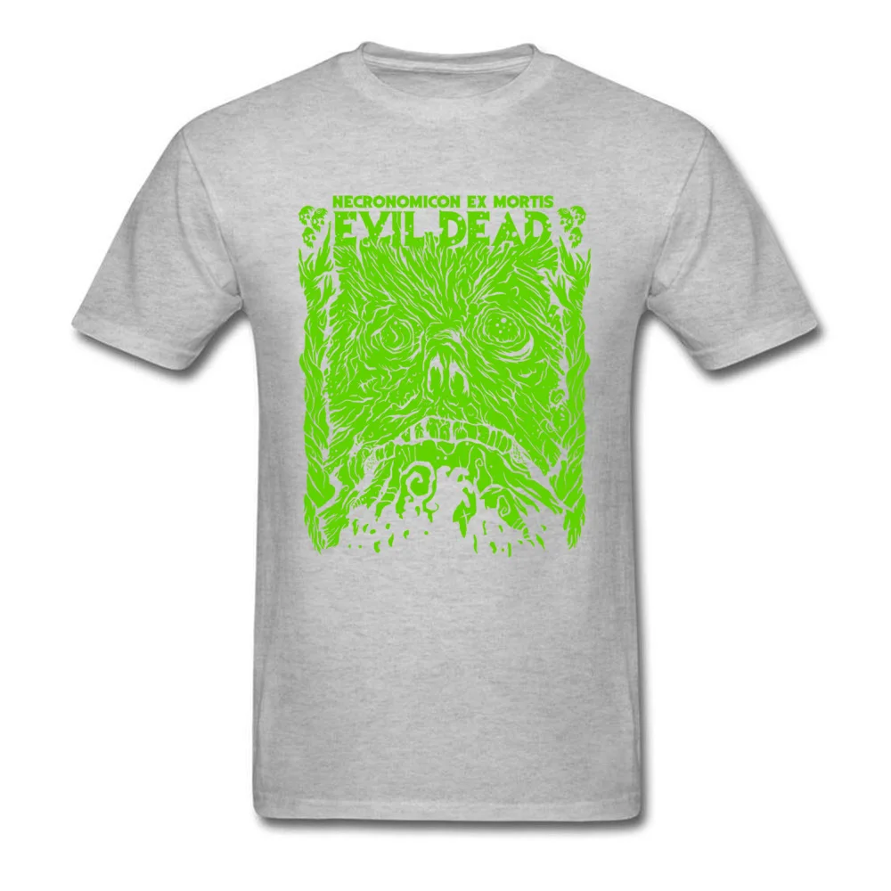  Custom Tops T Shirt 2018 New Fashion Short Sleeve Mens Tshirts TpicOriginaltitle Street Autumn Tops Tees Crewneck Necronomicon Ex Mortis Green Slime grey