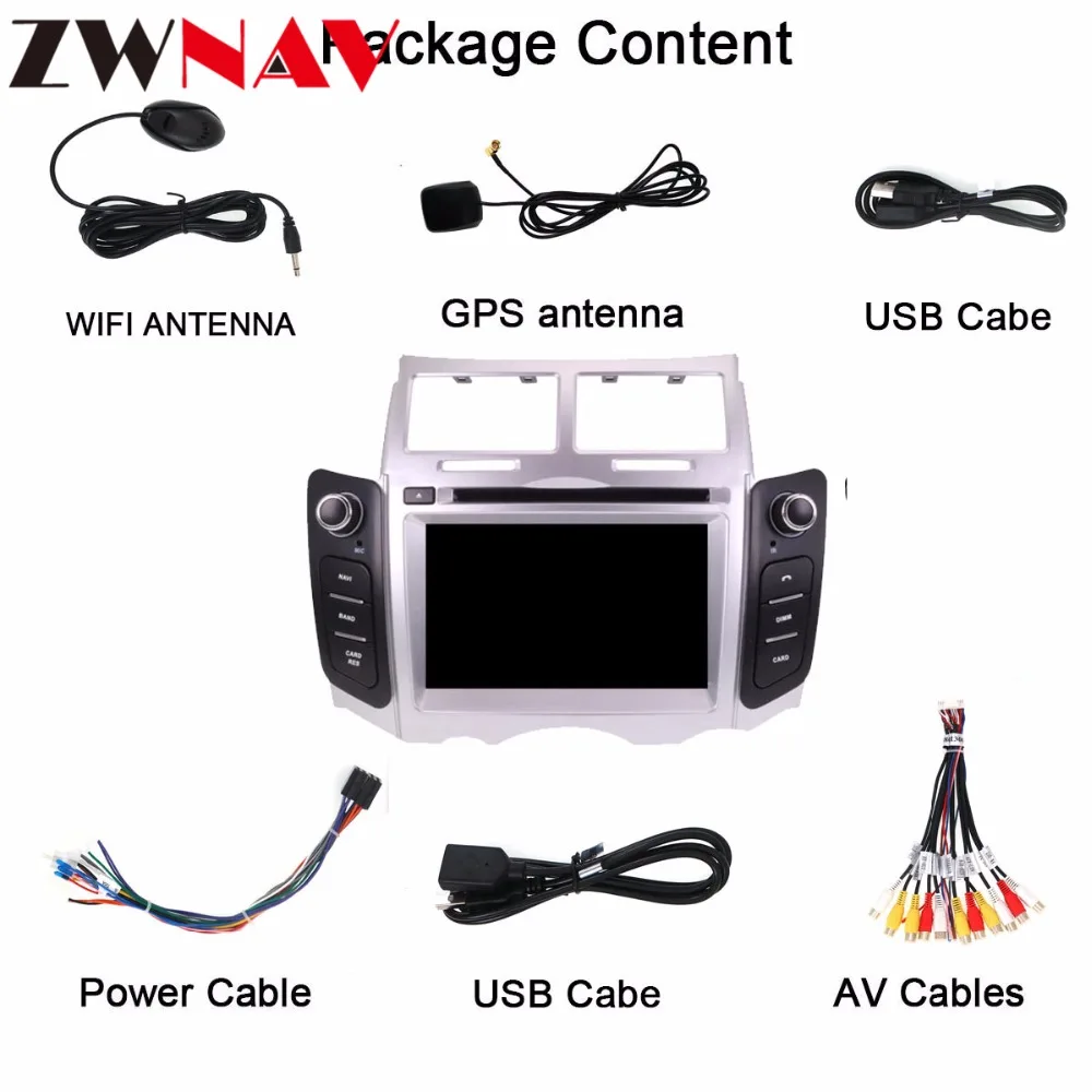 Flash Deal Quad core Android 9.1 Car DVD Stereo Multimedia Headunit for TOYOTA YARIS 2005-2011 Auto Radio GPS Navigation Video Audio stereo 5