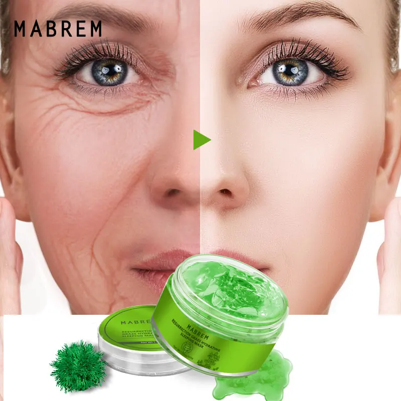 

MABREM Resurrection Grass Hydrating Sleeping Mask Hydrating Activating Soothing Repair Mask Moisturizing Mask