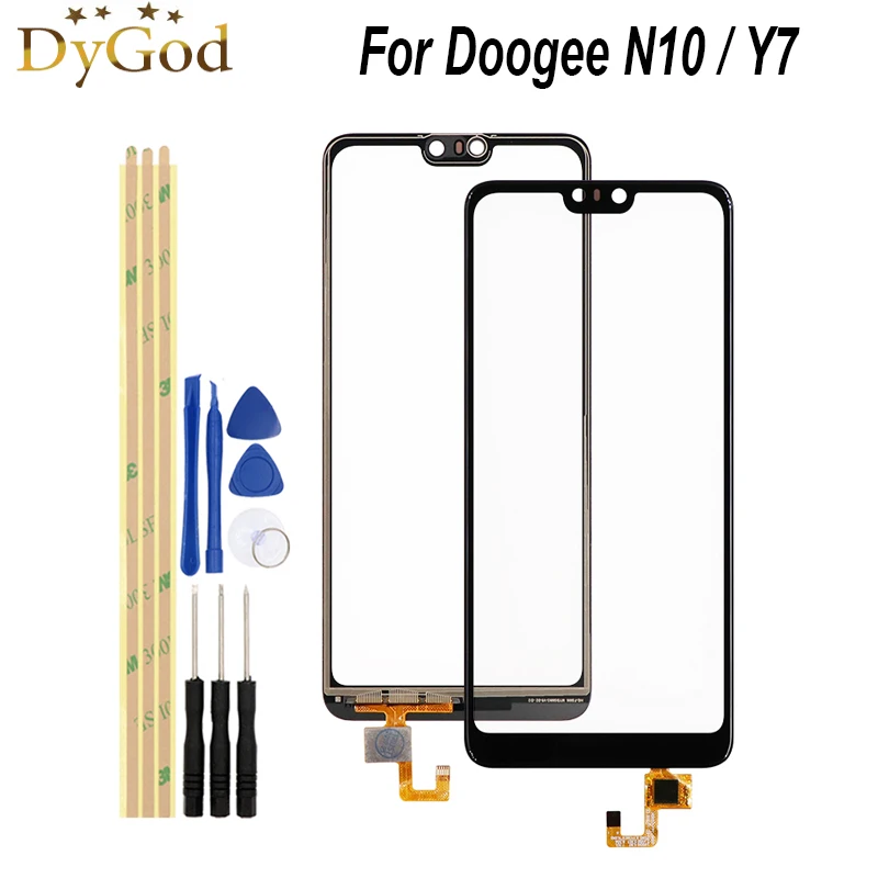5 84 дюймов Для Doogee N10 Y7 сенсорный экран стекло дигитайзер панель сенсор мобильный