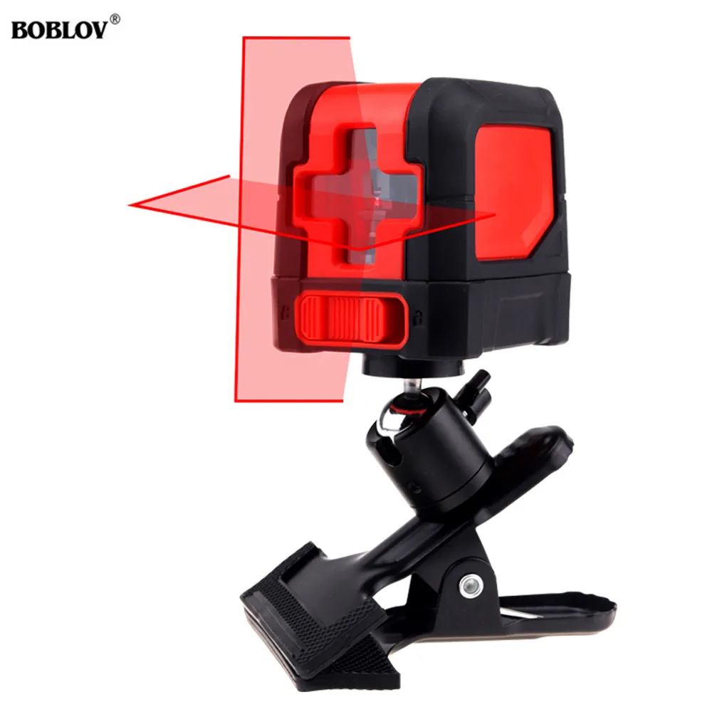 

BOBOLOV 2 Lines Laser Level Self Levelling ( 4 degrees) Horizontal and Vertical Cross-Line Mini Laser With Bracket