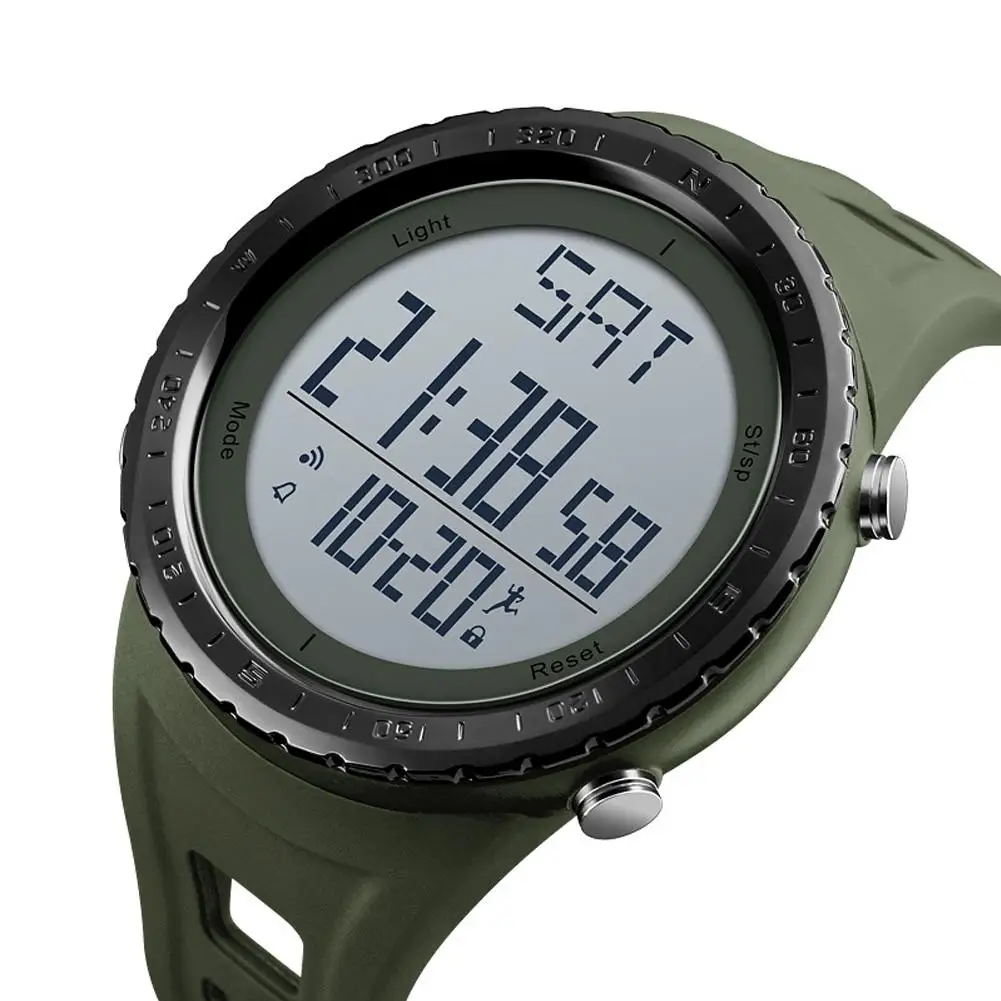 Men Sport Watch Men Top Brand Digital Watch Fitness Calorie Countdown Waterproof Military