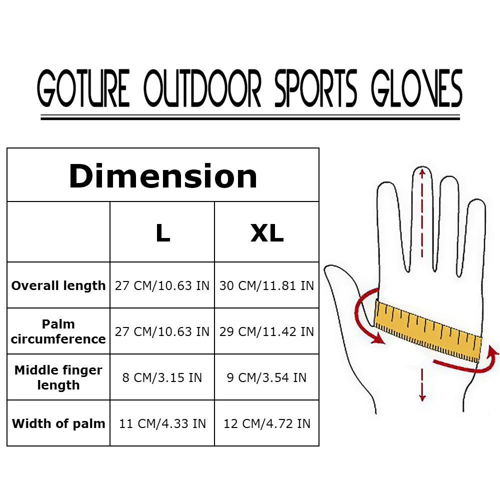 Goture зимняя рыбалка Нескользящие перчатки для рыбалки L XL полный палец перчатки для зимней рыбалки охоты рыбалки прочные мужские наружные спортивные велосипедные походные перчатки