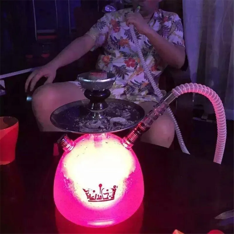 Классический акриловый набор для кальяна со светодиодсветильник кой|set led|set