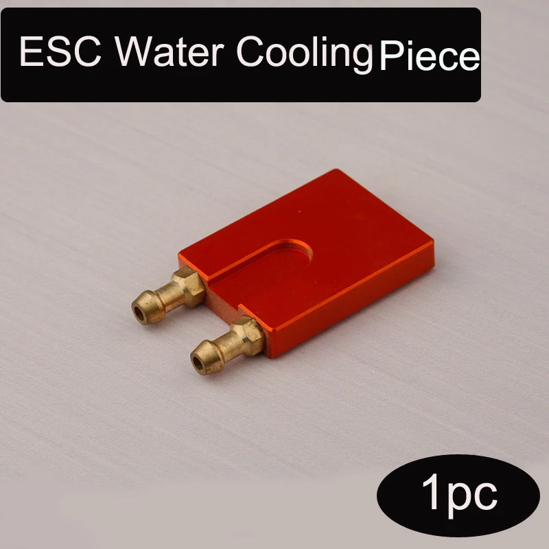 

1PC Metal Cooler ESC Water Cooling Piece Brushless Electric Speed Control Water-cooling Sheet Film for RC Boat Model Accessories