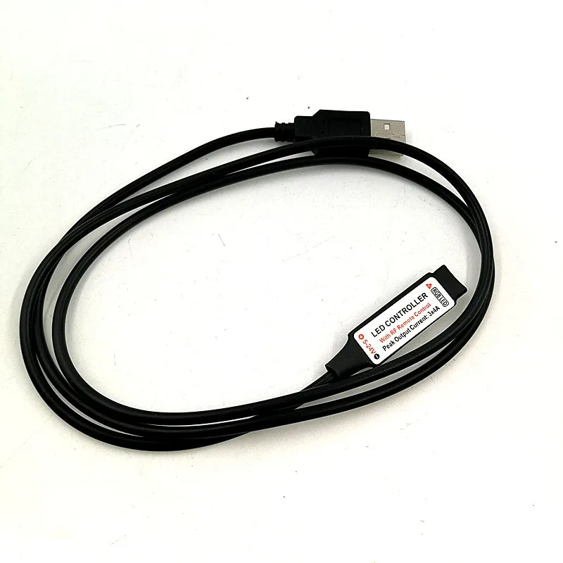 DC5V USB RGB светодиодный контроллер 17key 12A RF беспроводной мини пульт дистанционного