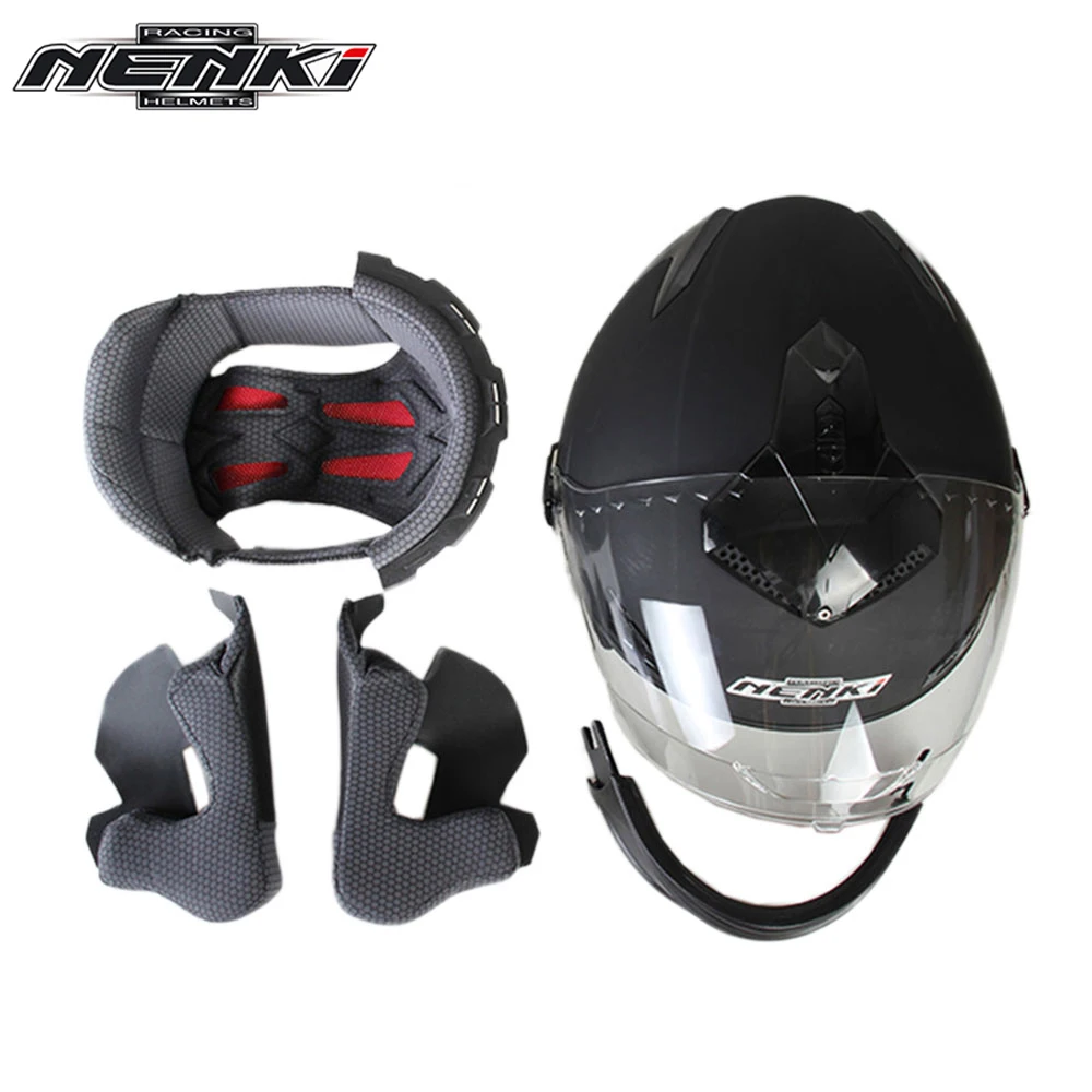 NENKI мотоциклетный гоночный шлем Capacetes De Motociclista мотоциклетные винтажные шлемы с двойным объективом Открытый мотоциклетный шлем