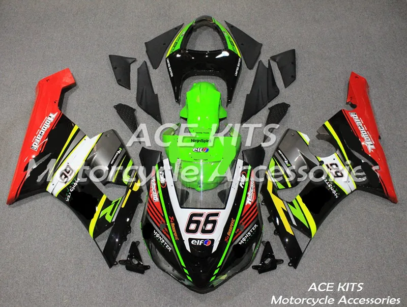 

New ABS motorcycle Fairing For kawasaki Ninja ZX6R 599 636 2005 2006 Injection Bodywor Any color All have ACE No.288