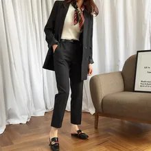 ##Special Price Women pant suits formal Spring and Autumn Fashion Casual Black Temperament Slim Office Business OL Professional Two-Piece Set ##Special Price Women pant suits formal Spring and Autumn Fashion Casual Black Temperament Slim Office Business OL Professional Two-Piece Set