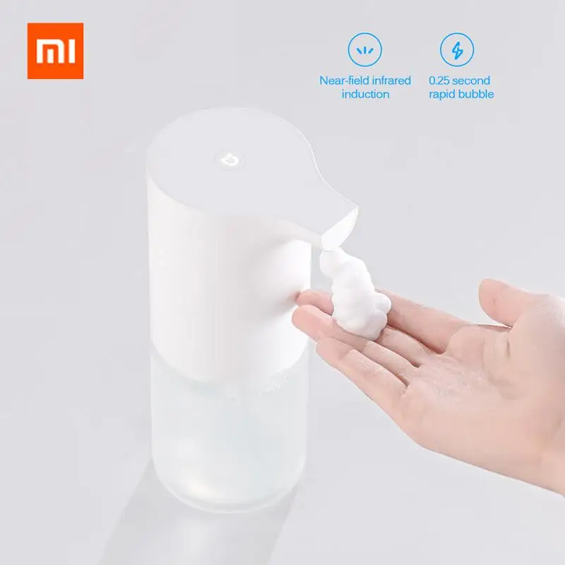  2018 New Original Xiaomi Mijia Automatic Foaming Hand Washer Soap 0.25s Infrared Sensor Wash Hands  - 32958556251