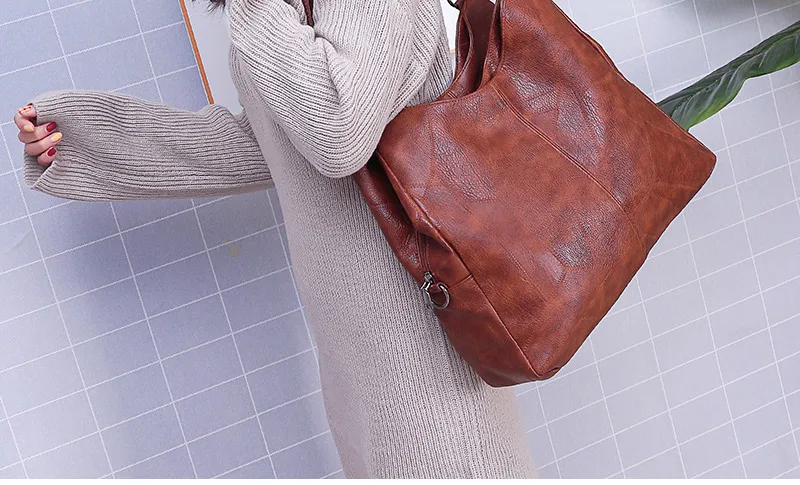 Vintage Women Genuine Leather bag_08