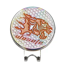 Зажим для кепки для игры в гольф мяч для гольфа направленный маркер Dazzle цвет сплав профессиональные аксессуары оптом