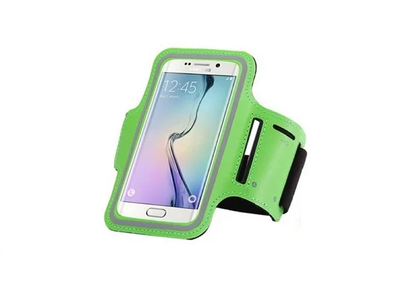 Спортивные для бега браслет контейнер, сумка для чехол для телефона на руку для samsung Galaxy A30 A40 A40s A50 A20 A20E A10 A60 A70 A80 A90 - Цвет: Green