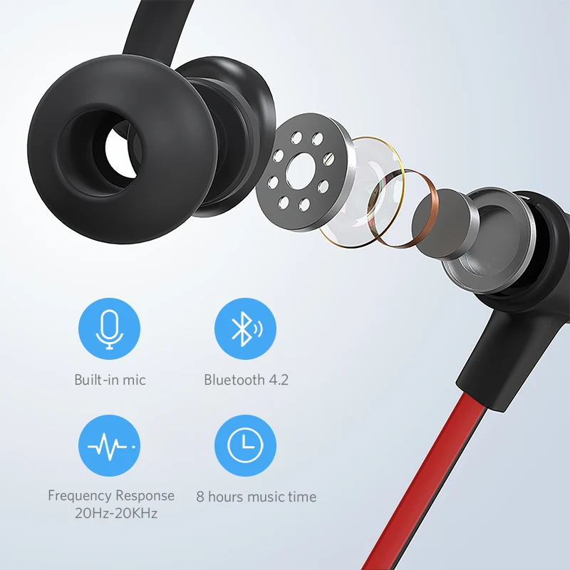 MIFA S1 wireless sports earphones Bluetooth earphones waterproof IPX5 earphones with microphone