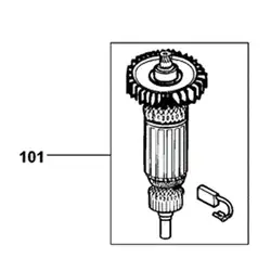 Арматура N030346 ротор 220-240 V для Dewalt D25404K