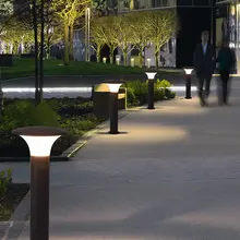 Уличный свет водонепроницаемый садовый светильник для двора открытый светодиодный для дорожек настенный столб ландшафтный светильник наружный