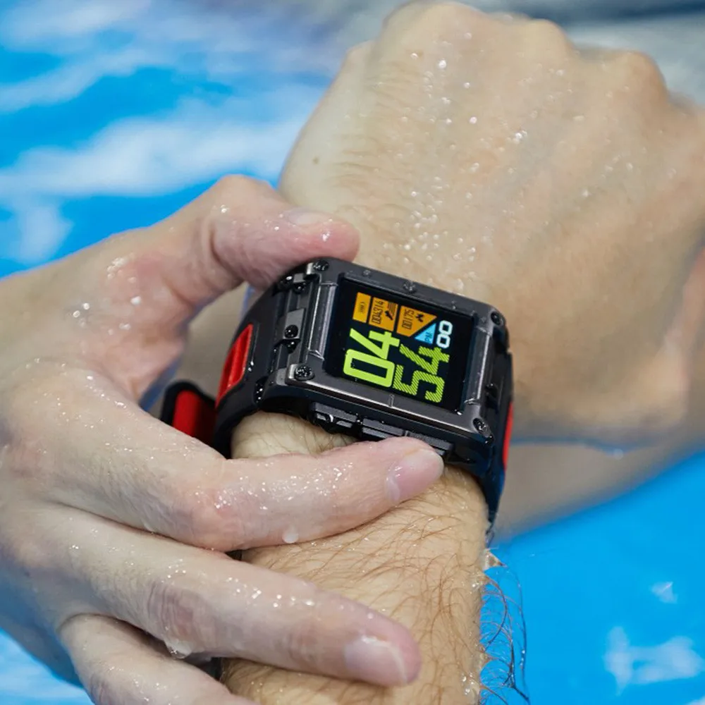  Professionelle IP68 Wasserdichte Bluetooth Smart Uhr Schwimmen GPS Armband Für Android IOS Handy 15