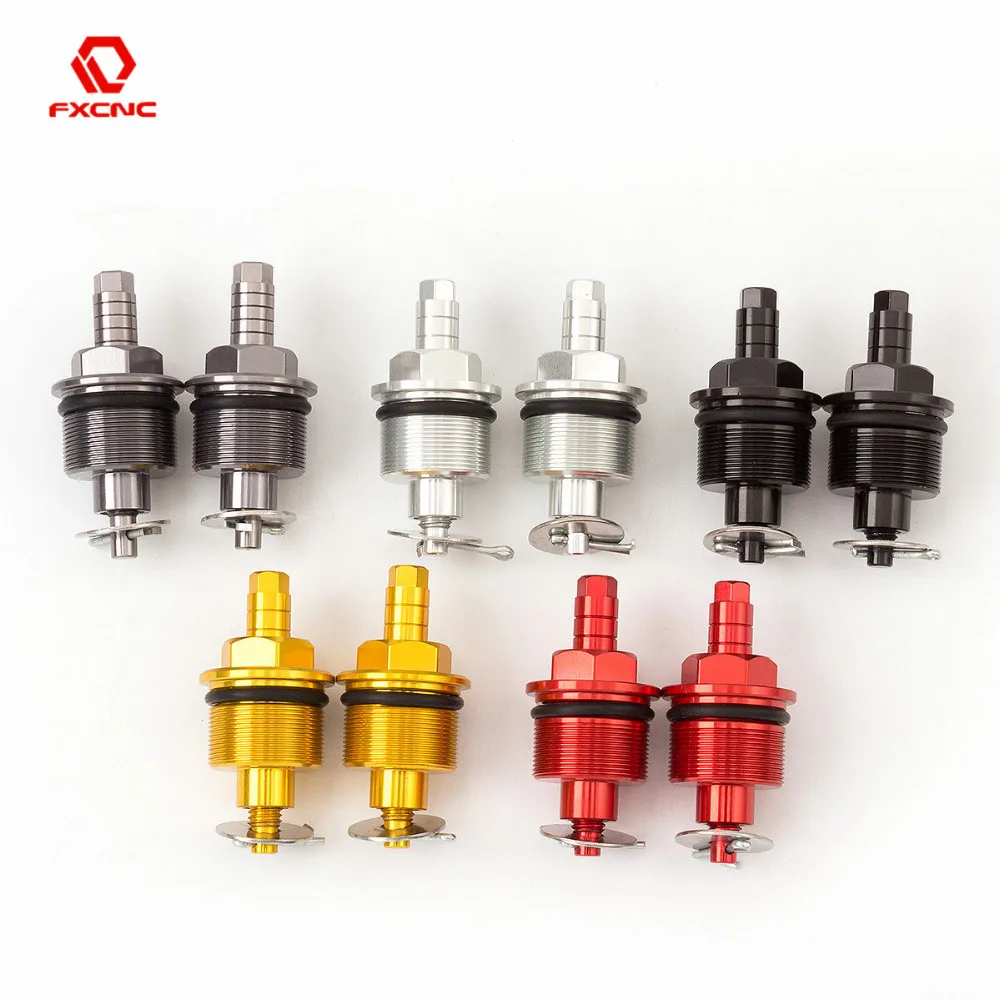 FXCNC Motorcycle Preload Adjusters Fork Bolts For Kawasaki ninja 2008-2012 2010