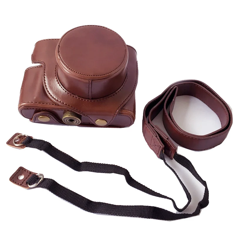 Портативный кожаный чехол сумка для камеры Leica D LUX type 109 камера с плечевым ремнем в