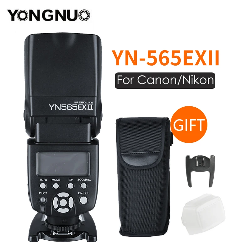 Yongnuo YN-565EX II YN565EX ttl вспышки вспышка для Canon 6D 60d 650d для Nikon D7100 D3300 D7200 D5200 D7000 D750 D90