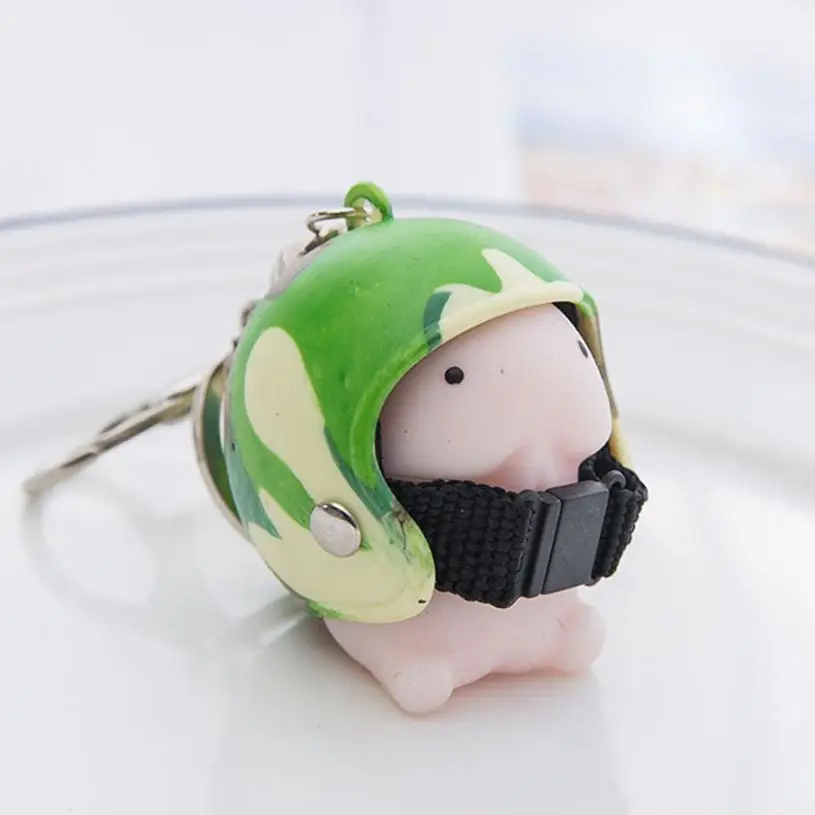 camo croc keychain