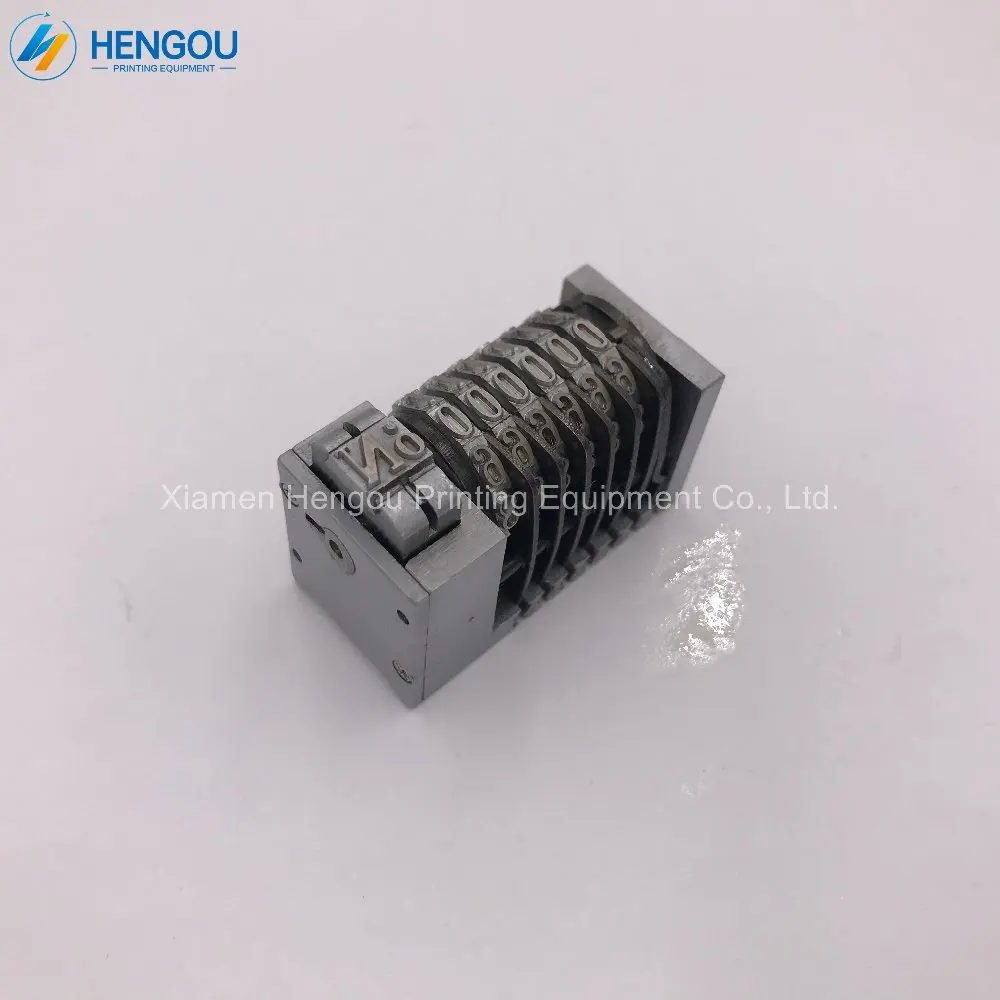 

2 Pieces free shipping 6 digits Forward Platen printing machine bronzing full steel material Numbering machine 4X8 Cicero