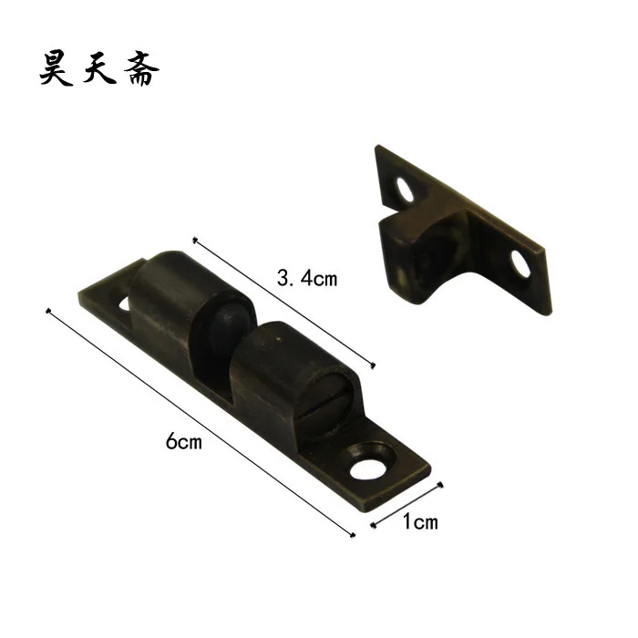 [Haotian vegetarian] copper door touch touch beads copper door suck beads 6cm HTL-079 tri-color
