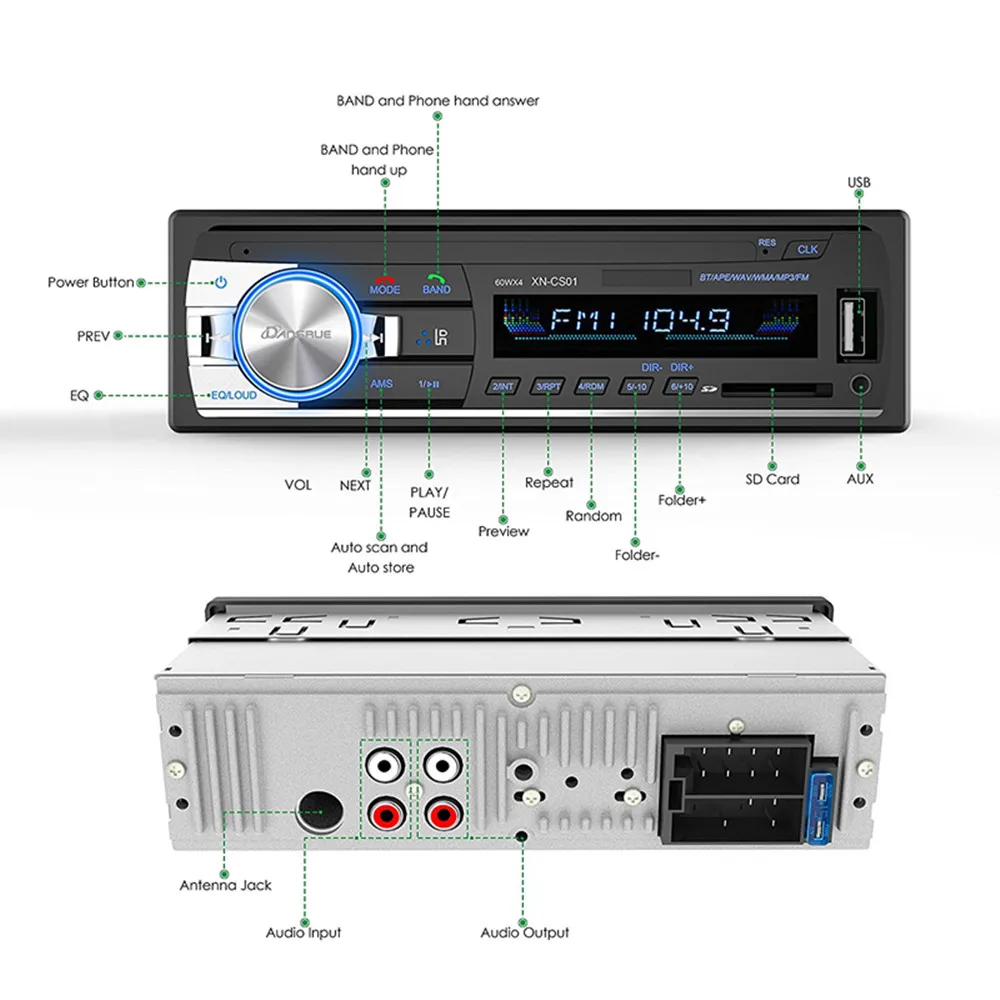 Мультимедийный автомобильный радиоприемник проигрыватель для Pioneer Стерео