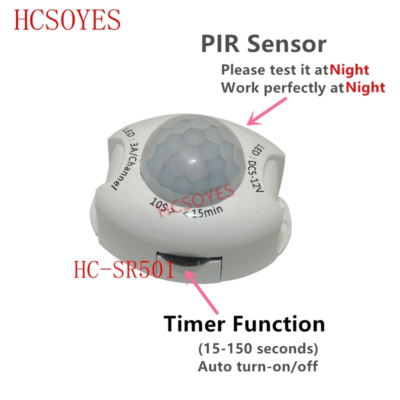 PIR-8/HC-SR50 3A/TDC-2025 5A/TDL-2023/TDL-7131 инфракрасный Солнечный Сенсор настенный светильник переключатель человеческого тела движения PIR Сенсор детектор