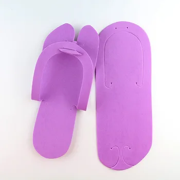 

TEXU 12 Pair Disposable Foam Slippers women Salon holtel Soft Flip Flops unisex slides