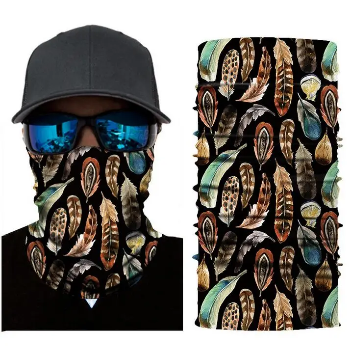 Цифровая печать Готический народном стиле Хэллоуин Череп волшебный платок многофункциональный открытый солнцезащитные, для езды маска