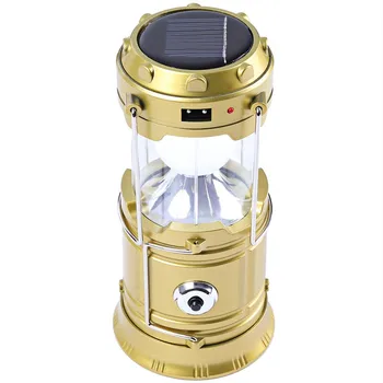 

EU Plug Multi-function Outdoor Hiking Cycling Tent Led Lamp 7-LED Rechargeable Solar Camping Lantern LED Torch Flashlight