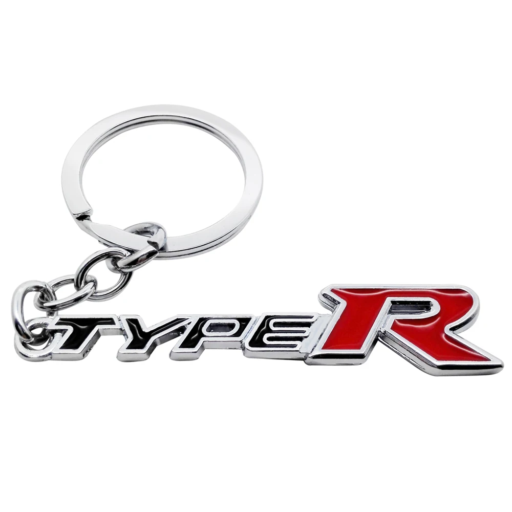 Автомобильные аксессуары брелок для ключей Type R модный металлический подвеска