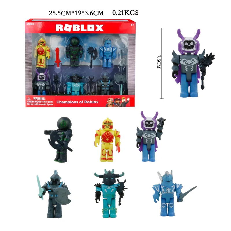 6pcs/set 7.5cm Roblox Game Character Toys Cartoon Pvc Roblox Figma