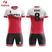 Верх: полиэстер Качество Футбол Джерси сублимации индивидуальные белый футбольные бутсы