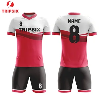 

2019 100% Polyester Top Quality Soccer Jersey Sublimation Customized White Soccer Shirt