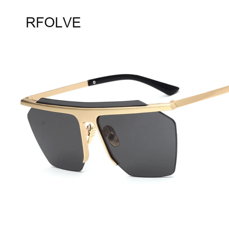 RFOLVE мода Конструкторы дизайн металл рамка солнцезащитные очки женщины